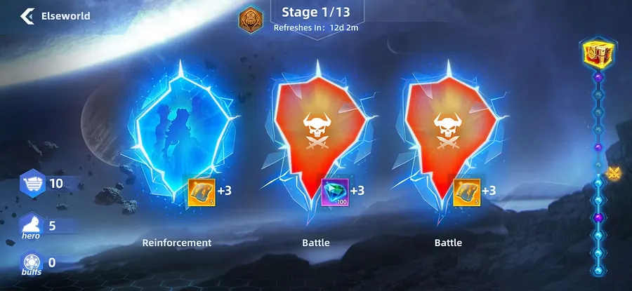 DC Worlds Collide Elseworld event portal interface